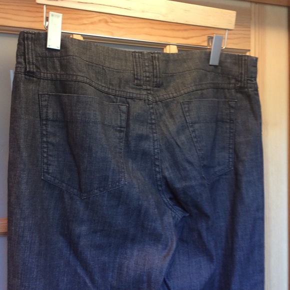 Dark Denim Wide Leg Jeans - Picture 4 of 4